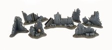 28mm Rubble Kit 1 Wargaming Terrain Scenery Model Diorama Base Wargame