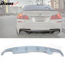 Fits 11-16 BMW 5 Series F10 M-Sport Sedan VO Style Rear Bumper Lip Diffuser FRP