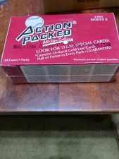 1993 Action Packed Baseball  Series 2 Box Allstar Gallery 24 Packs nice box!