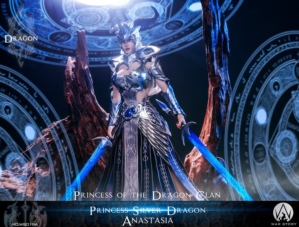 WAR STORY WS019A 1/6 Silver Dragon Princess Anastasia Action