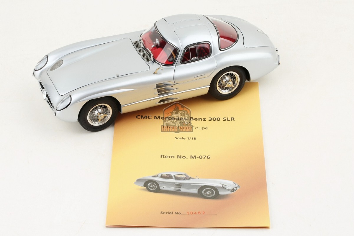 CMC M-076 1955 1/18 MERCEDES-BENZ 300 SLR Coupé, Red Interior 
