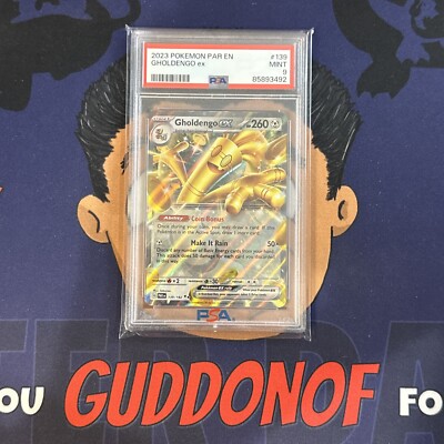 PSA 9 MINT 2023 Pokemon Paradox Rift GHOLDENGO EX #139 Holo | eBay