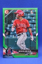 2018 Bowman Draft Green /99 Drevian Williams-Nelson #BD-77 Los Angeles Angels SP