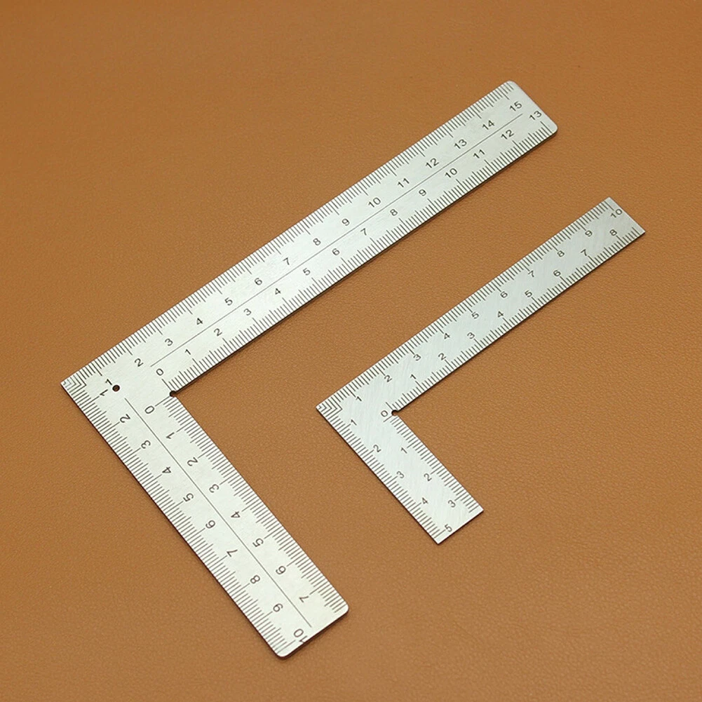 Mini L Square Ruler Stainless Steel Square Measuring Ruler For Student  Carpenter