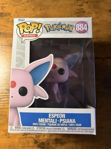 Funko Pop! Games Pokemon Espeon #884 Vinyl Figure Box Damage