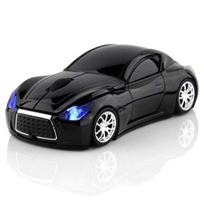 Ai5G Race Car Mouse Wireless Sports Car Shaped Mouse 2.4GHz LED Light Shining...