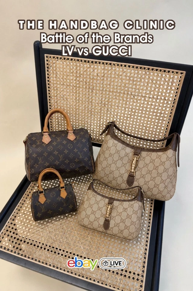 Battle of the Brands! Louis Vuitton Vs Gucci at amazing prices