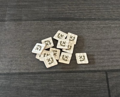 Everdell Farshore | All 12 Anchor Tokens | Official Replacement Game Pieces