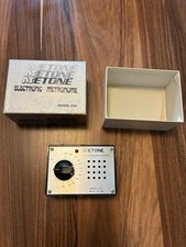 Metone Electronic Metronome Model 23-F 23F Silver Metal for Piano w/ Box