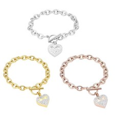 Heart Shape Cremation Urn Bracelets Pet Memorials Bracelets Jewelry Bracelets