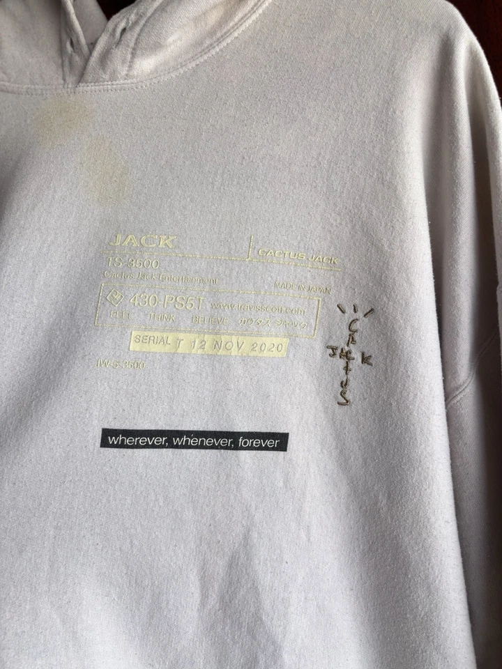 Playstation x Travis Scott x Cactus Jack CJ Japón Digital Niña Pullover Sudadera con Capucha Foto 4 de 4