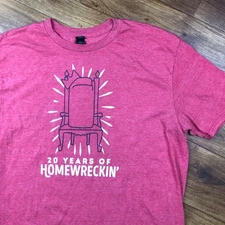 Gildan Adult Sz XL Red T Shirt Moes Restaurant 20 Years Of Homewrecking