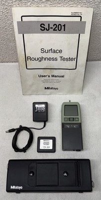 Mitutoyo Digital Surface Roughness Tester SJ-201: Case, Adaptor, Manual, 178-602