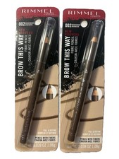2X Rimmel London Brow This Way Fibre Pencil -...