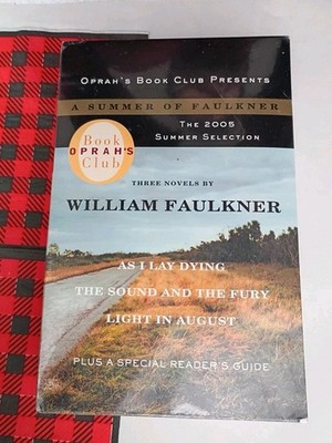 A Summer of Faulkner: As I Lay Dying Sound and Fury Light in August - SEALED BOX