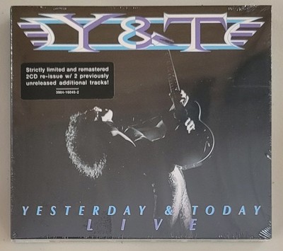 Y & T Yesterday & Today Live New 2 CD Hard Rock Y&T