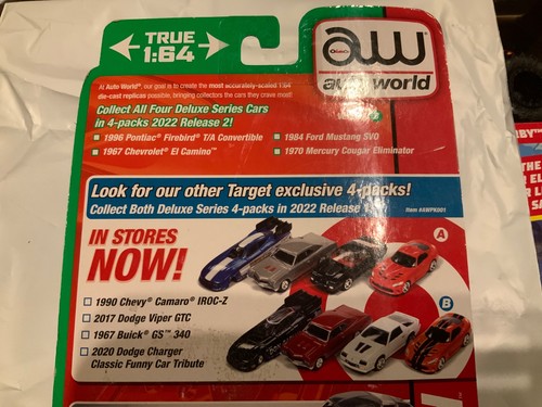 Auto World Deluxe 4er Pack Sportwagen, Target Exclusive 1:64, - Bild 7 von 8