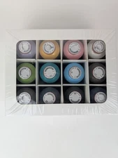 CrossCultiva 12 Big Spools 1100 Yards Each Multi Color Polyester Thread