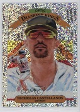 2019 Panini Donruss Optic Diamond Kings White Sparkle Prizm Nick Castellanos rp9