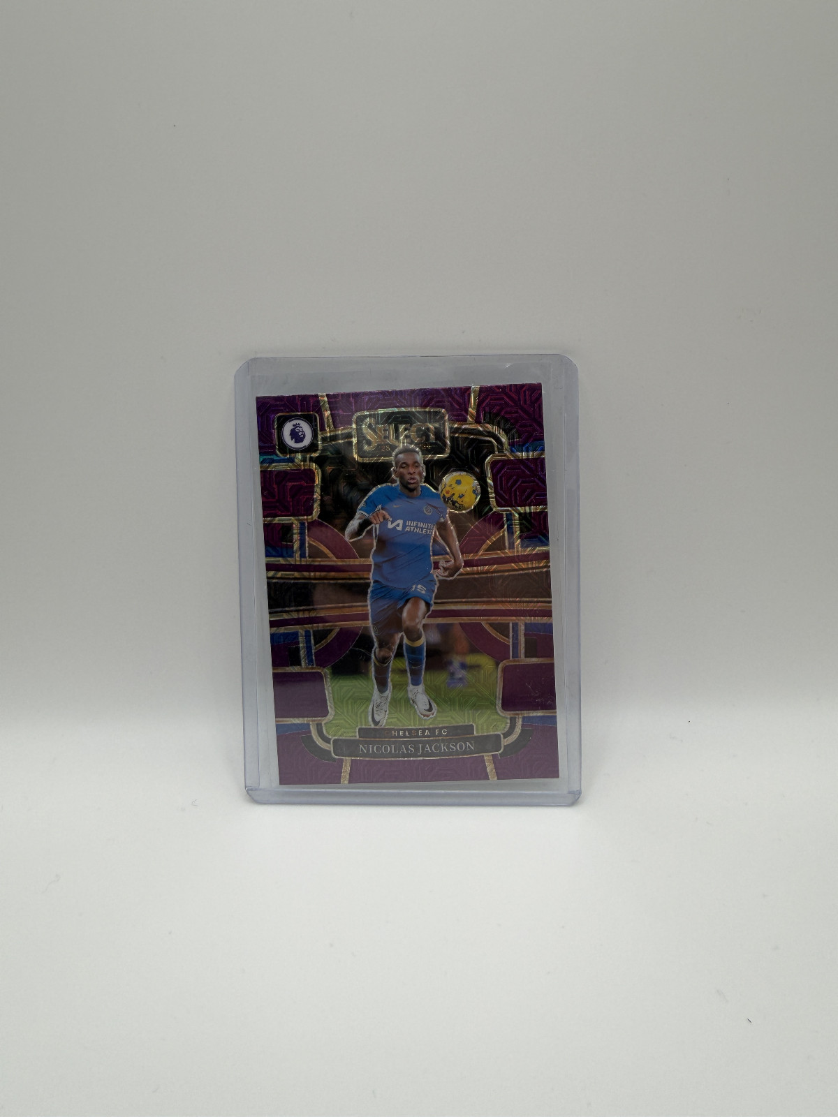 2023-24 Panini Select Premier League #31 Nicolas Jackson Purple Mojo
