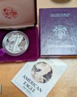 1988-S   American Silver Eagle PROOF     Box w/ COA   PRISTINE  GEM  M720