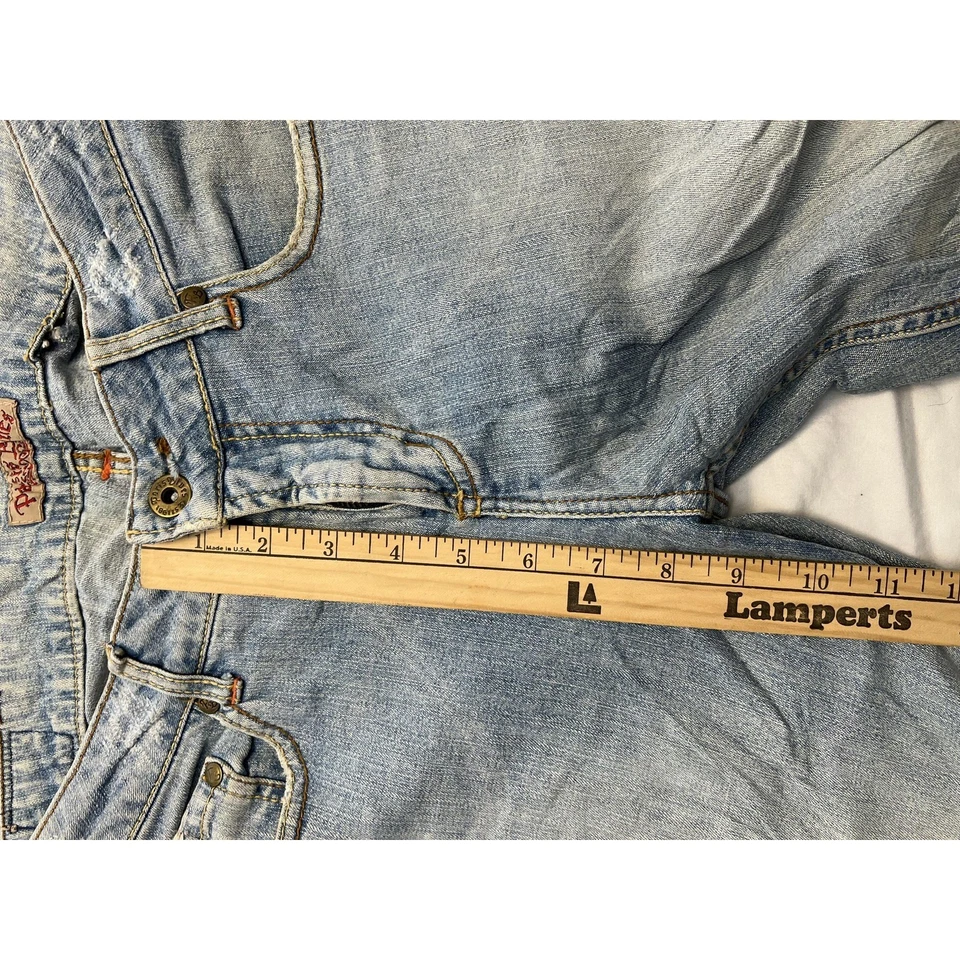 Jeans vintage de callejón cachemir para hombre 34x32 pierna recta denim lavado claro años 90 vintage Foto 3 de 4