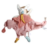 Fehn Schmusetuch Hase Fehnnatur - Spielkamerad & Stofftier-Schnuffeltuch Aus Bau