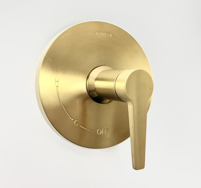 #ad Kohler K TS74042 4 2MB Hint Function Pressure Balanced Valve Trim Brushed Brass $69.00