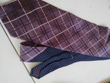 Vintage Tommy Hilfiger purple design silk tie