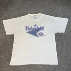 VINTAGE Philadelphia Phillies Shirt Mens XL White MLB Baseball Adidas 2005