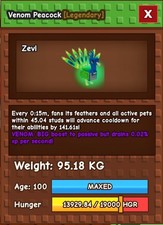 95.18KG Venom Peacock