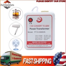 Power Only Step-Up 110V To 220V Transformer Converter Adapter 3000W For Home