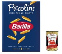 20X Pasta Barilla Mini Penne Rigate, Nudeln 500G+Italian Gourmet Polpa 400G