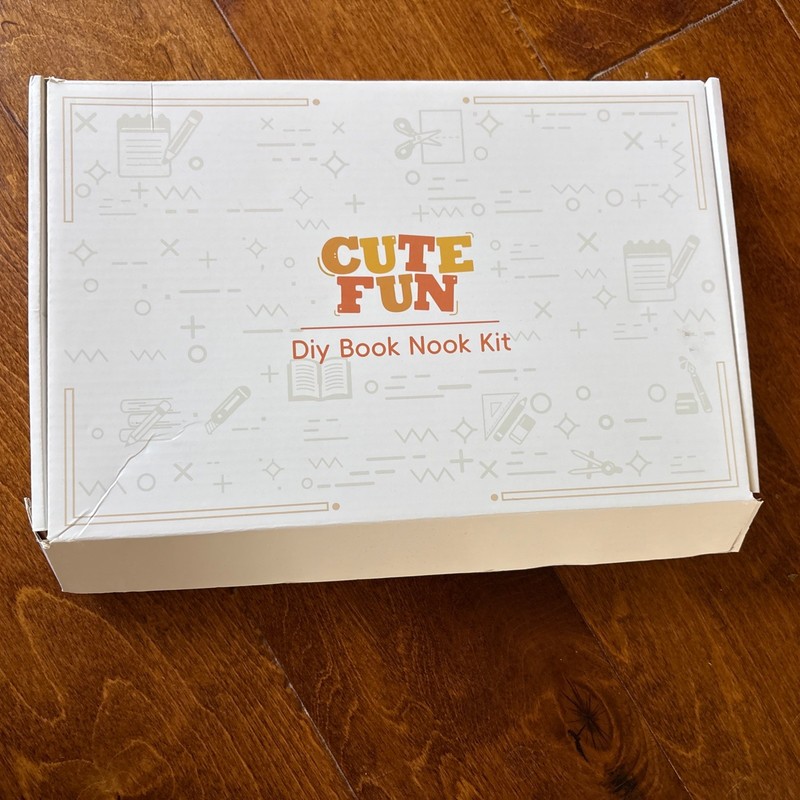 Cute Fun Book Nook Kit, Wooden “Kirishima Cha-an" Kit, CWGC219 Tea Room Open Box