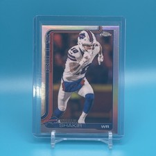 2025 Topps Chrome Football #32 Khalil Shakir Refractor Buffalo Bills