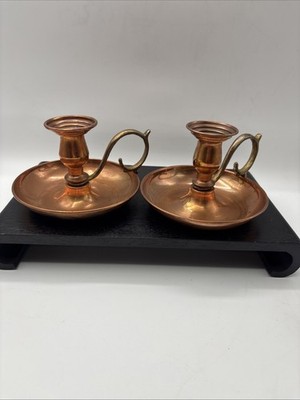 Handmade In Turkey Copper Candle Holder 5 