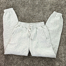 Abercrombie Fitch Women s Gray Fleece Jogger Pants XS Drawstring Pockets