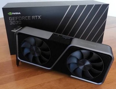NVIDIA GeForce RTX 3070 Founders Edition 8GB GDDR6 GraphicsCard - mint condition