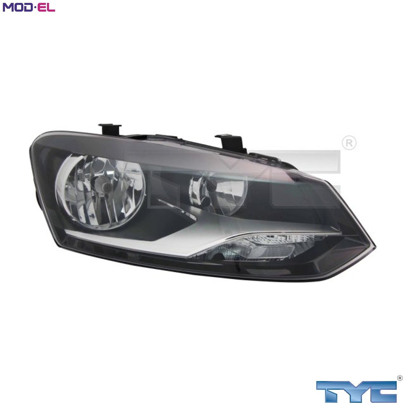 Left TYC 20-12036-05-2 Headlight for VW - Image 2