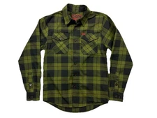Dixxon 12 Gauge Green Plaid Flannel Shirt Men’s Size XS