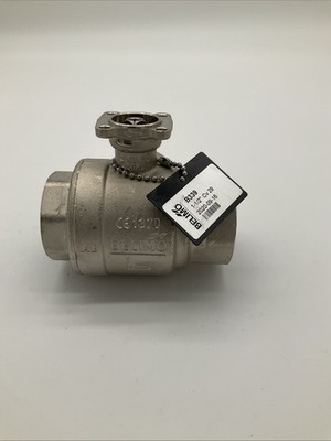 Belimo B339 1-1/2  Stainless Steel Ball Valve Cv 29 ISO Mount   New