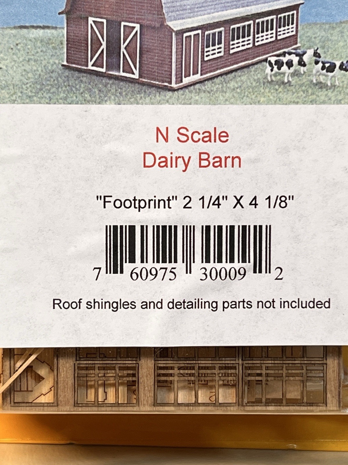 STS Series N Scale Dairy Barn Kit Northeastern Models NEW | eBay