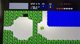 NES The Legend of Zelda Ganon's Revenge completo di manuale e mappe