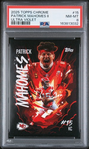2025 Topps Chrome Patrick Mahomes II Base (RAW)