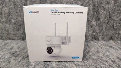 ieGeek Wireless Outdoor Solar Security Camera Home 2K WIFi Battery CCTV System
