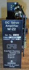 Cranfield Precision Systems DC Servo Amplifier W-Z2 _ WZ2 _ Comp. N ARTUS _ 9A