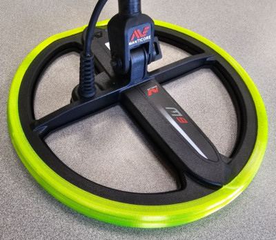 Minelab Manticore M9'' Coil Bumper - Completely Contoured Rubber Guard. ~T-Yellow