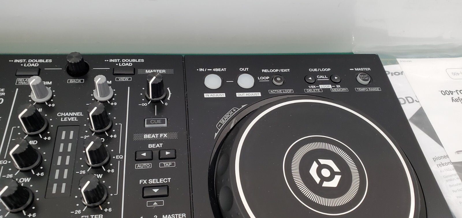 Pioneer DJ DDJ-400 2-Kanal Rekordbox DJ Controller - Schwarz 