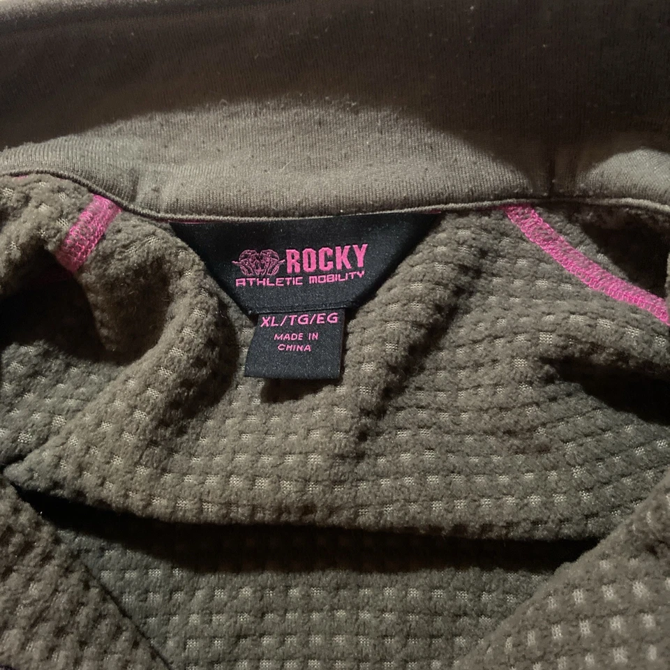 Chaqueta de camuflaje Rocky Athletic Mobility con cremallera Realtree para mujer bolsillos XL Foto 4 de 4