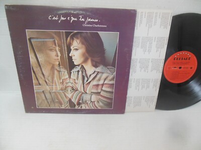 CHRISTINE CHARBONNEAU nr mint vinyl lp C'EST PAS C'QUE PENSES